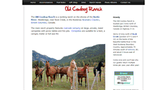 Desktop Screenshot of oldcowboyranch.com